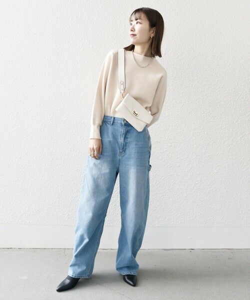 SHIPS for women / シップスウィメン デニムパンツ | SHIPS any: コクーンペインター デニムパンツ［SHIPS any DENIM］ | 詳細9