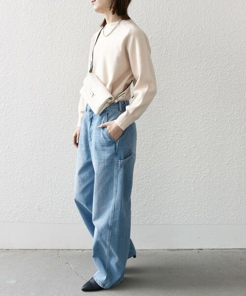 SHIPS for women / シップスウィメン デニムパンツ | 《一部追加予約》SHIPS any: コクーンペインター デニムパンツ［SHIPS any DENIM］ | 詳細11