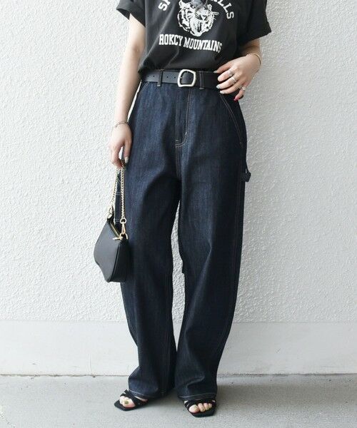 A16310 極美品 ナゴンスタンス コクーンサルエルデニムパンツ