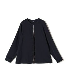 SHIPS / シップス シャツ・ブラウス（半袖以外） | SHIPS Colors:〈手洗い可能〉配色 ノーカラー シャツ