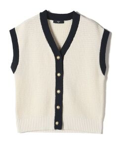SHIPS / シップス ベスト | SHIPS Colors:〈手洗い可能〉ニットツイード ベスト◇