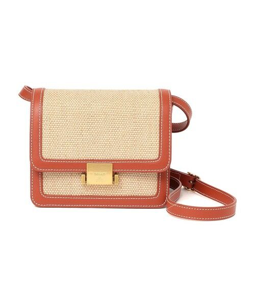 SHIPS for women / シップスウィメン ショルダーバッグ | kabinett:BOX BAG MINI LINEN ◇ | 詳細9