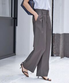 SHIPS / シップス その他パンツ | 〈手洗い可能 〉ドライオックス フロント タック ストレート パンツ 25SS