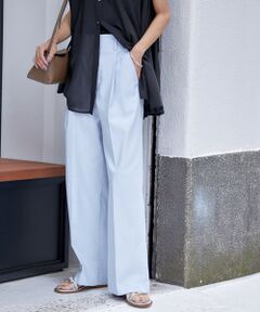 SHIPS / シップス その他パンツ | 〈手洗い可能 〉ドライオックス フロント タック ストレート パンツ 25SS