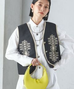 SHIPS / シップス ベスト | 【SHIPS別注】BINDU:コード エンブロイダリー ベスト