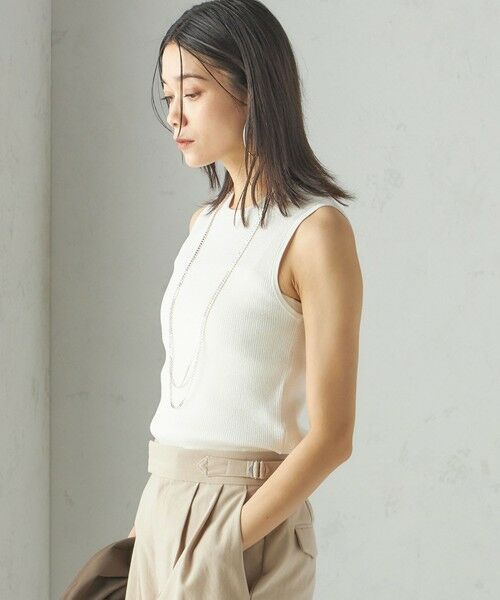 SHIPS / シップス ニット・セーター | 〈手洗い可能〉ラメ ノースリーブ ニット | 詳細9