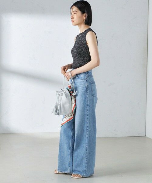 SHIPS / シップス ニット・セーター | 〈手洗い可能〉ラメ ノースリーブ ニット | 詳細18