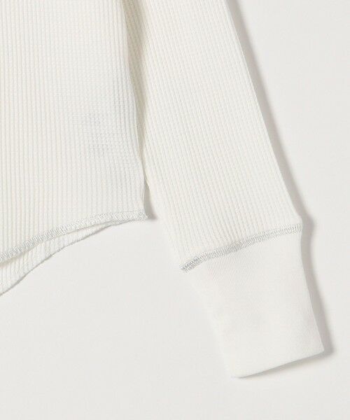 SHIPS for women / シップスウィメン Tシャツ | quaranciel:〈洗濯機可能〉ワッフル クルーネック ラウンドヘム カットソー | 詳細17