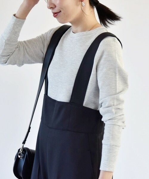 SHIPS for women / シップスウィメン Tシャツ | quaranciel:〈洗濯機可能〉ワッフル クルーネック ラウンドヘム カットソー | 詳細21