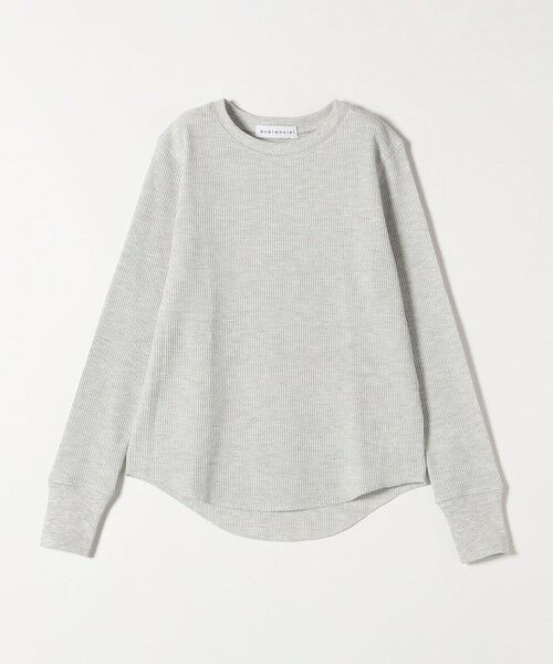 SHIPS for women / シップスウィメン Tシャツ | quaranciel:〈洗濯機可能〉ワッフル クルーネック ラウンドヘム カットソー | 詳細23