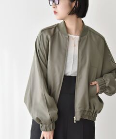 SHIPS / シップス ブルゾン | quaranciel:〈手洗い可能〉ツイル ドルマン スリーブ ブルゾン（セットアップ対応）
