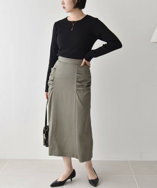 SHIPS / シップス ニット・セーター | quaranciel:〈手洗い可能〉コットン リブ クルーネック ニット | 詳細11