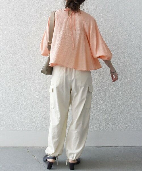 SHIPS / シップス シャツ・ブラウス | SHIPS any:〈洗濯機可能〉楊柳 シアー ボリューム フレア ブラウス | 詳細10