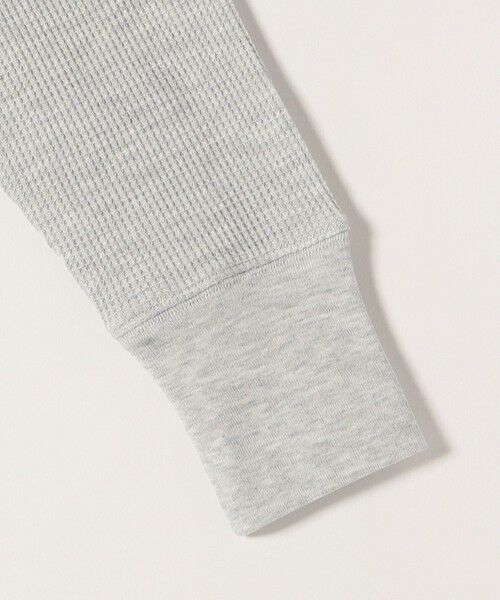 SHIPS / シップス カットソー（半袖以外） | SHIPS any:〈洗濯機可能〉ワッフル  レースアップ ラウンドヘム プルオーバー | 詳細23