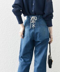 SHIPS / シップス デニムパンツ | Lee: バック レースアップ デニム パンツ
