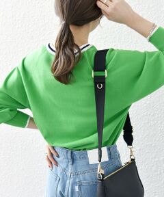 SHIPS / シップス ニット・セーター | SHIPS any:〈手洗い可能〉ライン クルーネック ドルマン ニット プルオーバー