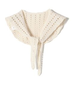 SHIPS / シップス バンダナ・スカーフ | SHIPS Colors:〈手洗い可能〉クロシェ スカーフ