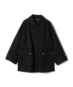 SHIPS Primary Navy Label:〈手洗い可能〉ボンディング ステンカラー コート