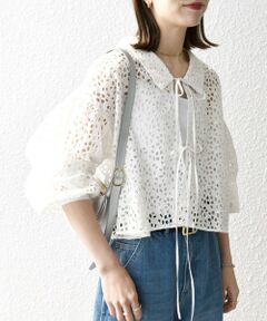 SHIPS / シップス シャツ・ブラウス | SHIPS any:〈洗濯機可能〉フラワー カットワーク レース ブラウス