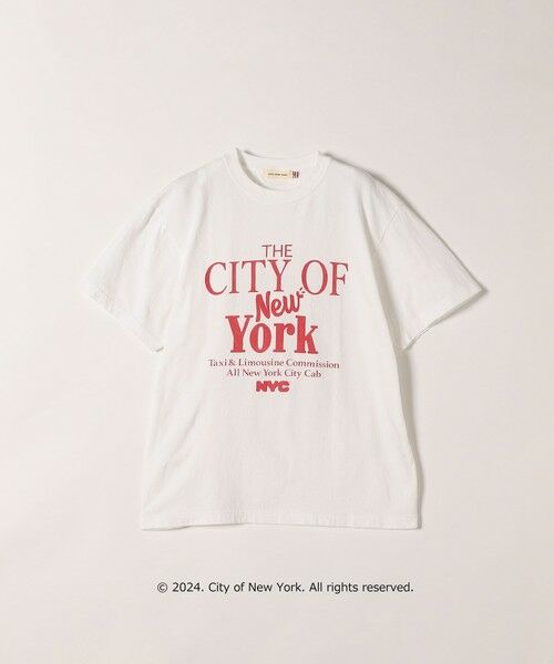 SHIPS for women / シップスウィメン Tシャツ | GOOD ROCK SPEED:〈洗濯機可能〉NYC CITY ロゴ TEE | 詳細10