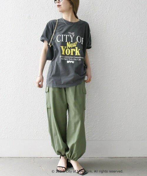 SHIPS for women / シップスウィメン Tシャツ | GOOD ROCK SPEED:〈洗濯機可能〉NYC CITY ロゴ TEE | 詳細12