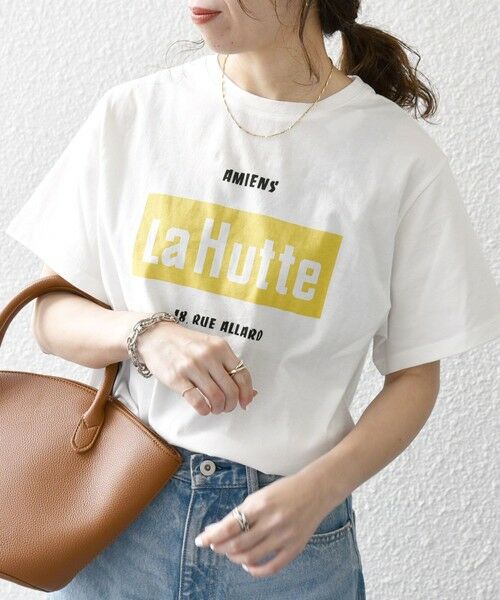 SHIPS for women / シップスウィメン Tシャツ | 《予約》La Hutte:〈洗濯機可能〉デザイン ロゴ  プリント TEE | 詳細13