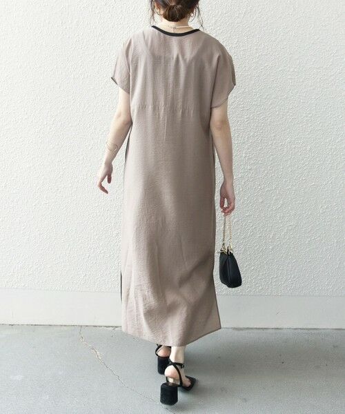 SHIPS for women / シップスウィメン ロング・マキシ丈ワンピース | *SHIPS any: シアー リネン ミックス ピンタック ワンピース 24SS | 詳細16