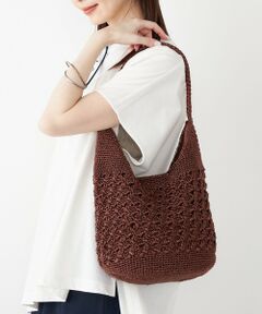 SHIPS / シップス かごバック | SHIPS Colors:メタリック クロシェ バッグ◇