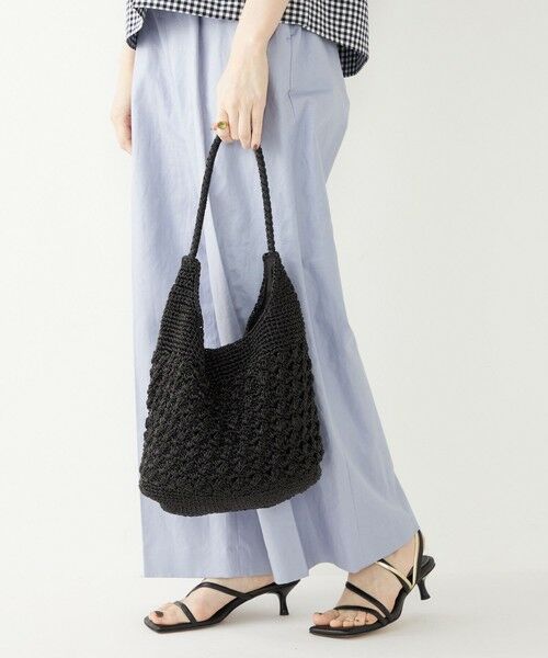 SHIPS / シップス かごバック | SHIPS Colors:メタリック クロシェ バッグ◇ | 詳細12