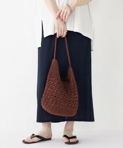 SHIPS / シップス かごバック | SHIPS Colors:メタリック クロシェ バッグ◇ | 詳細13