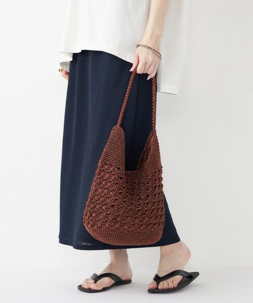 SHIPS / シップス かごバック | SHIPS Colors:メタリック クロシェ バッグ◇ | 詳細14