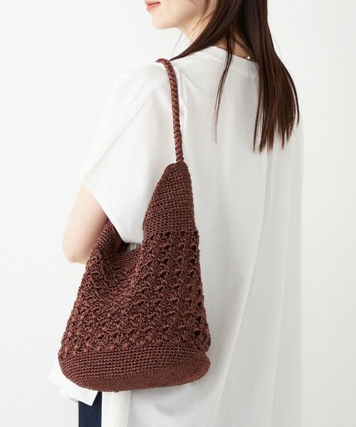 SHIPS / シップス かごバック | SHIPS Colors:メタリック クロシェ バッグ◇ | 詳細16