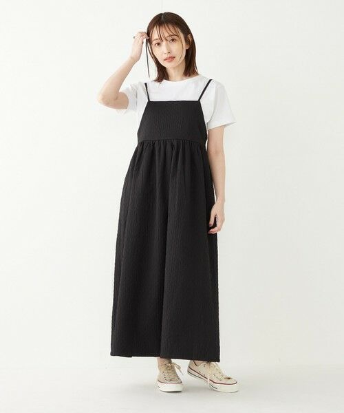 SHIPS for women / シップスウィメン ロング・マキシ丈ワンピース | SHIPS Colors:〈手洗い可能〉カット ジャカード キャミ ワンピース | 詳細16