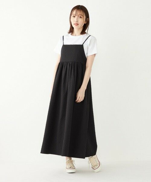 SHIPS for women / シップスウィメン ロング・マキシ丈ワンピース | SHIPS Colors:〈手洗い可能〉カット ジャカード キャミ ワンピース | 詳細18