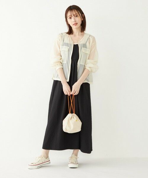 SHIPS for women / シップスウィメン ロング・マキシ丈ワンピース | SHIPS Colors:〈手洗い可能〉カット ジャカード キャミ ワンピース | 詳細20