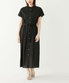 SHIPS / シップス ロング・マキシ丈ワンピース | SHIPS Colors:〈洗濯機可能〉コットン タック ジョイント シャツワンピース◇