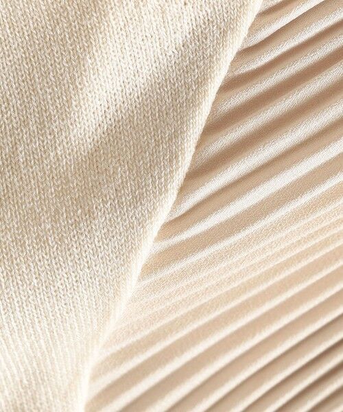 SHIPS / シップス ニット・セーター | SHIPS Colors:〈手洗い可能〉プリーツ コンビ 5分袖 ニット◇ | 詳細2