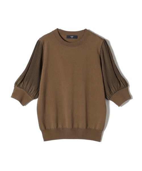 SHIPS / シップス ニット・セーター | SHIPS Colors:〈手洗い可能〉プリーツ コンビ 5分袖 ニット◇ | 詳細22