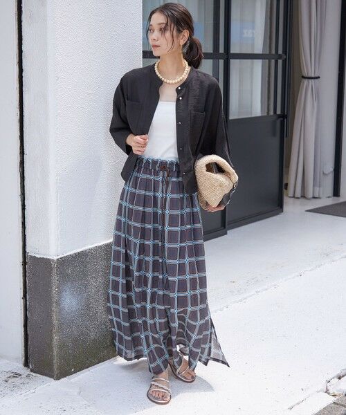 SHIPS / シップス シャツ・ブラウス | 〈手洗い可能〉シルク混 シアー 羽織 シャツ | 詳細23