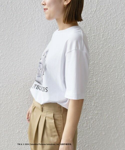 SHIPS for women / シップスウィメン Tシャツ | 〈洗濯機可能〉THREE MINI PUFTS TEE ◇ | 詳細4