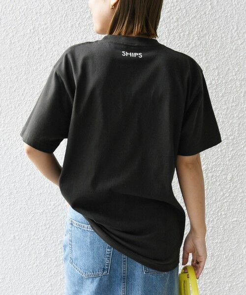 SHIPS for women / シップスウィメン Tシャツ | 〈洗濯機可能〉THREE MINI PUFTS TEE ◇ | 詳細18