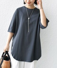 *バリエーション ネック スリット ビッグ TEE ◇