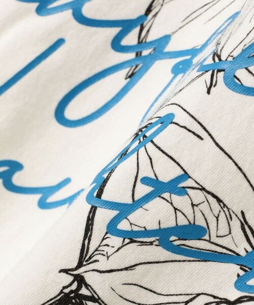 SHIPS / シップス Tシャツ | 【WEB限定】〈手洗い可能〉フラワー 箔 プリント ロゴ TEE | 詳細18