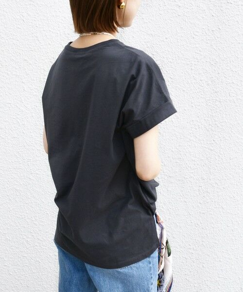 SHIPS / シップス Tシャツ | 【WEB限定】〈手洗い可能〉フラワー 箔 プリント ロゴ TEE | 詳細25