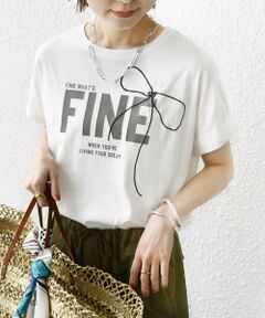 《追加》【WEB限定】〈手洗い可能〉バリエーション ロゴ 刺繍 プリントTEE