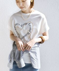 《追加》【WEB限定】〈手洗い可能〉バリエーション ロゴ 刺繍 プリントTEE