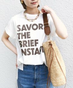 SHIPS / シップス Tシャツ | 【WEB限定】〈手洗い可能〉バリエーション ロゴ 刺繍 プリントTEE