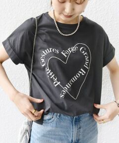 《追加》【WEB限定】〈手洗い可能〉バリエーション ロゴ 刺繍 プリントTEE