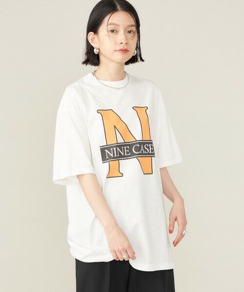 SHIPS for women / シップスウィメン Tシャツ | SHIPS NINE CASE:〈洗濯機可能〉N TEE◇ | 詳細9