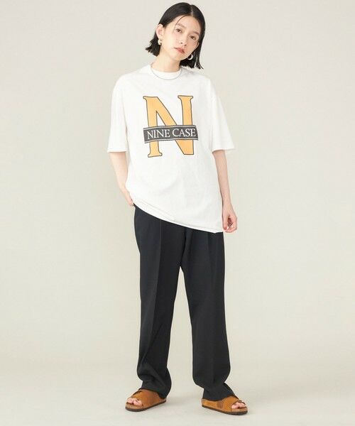 SHIPS for women / シップスウィメン Tシャツ | SHIPS NINE CASE:〈洗濯機可能〉N TEE◇ | 詳細11